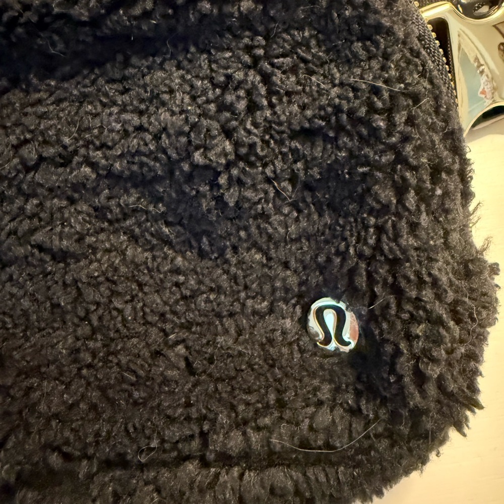 Lululemon Black Sherpa Crossbody Bag